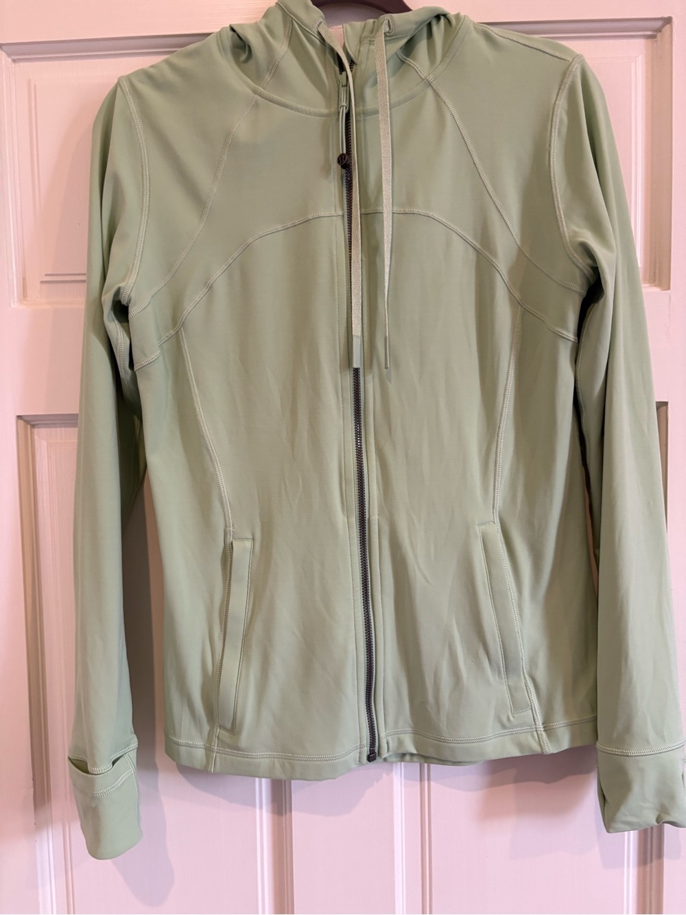 lululemon athletica Light Sage Green Full-Zip Hooded Jacket